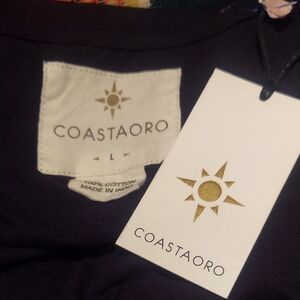 Nwt Premium Basics. Black Pocket Tee. Size L. Coastaoro / Nordstroms. Sz L